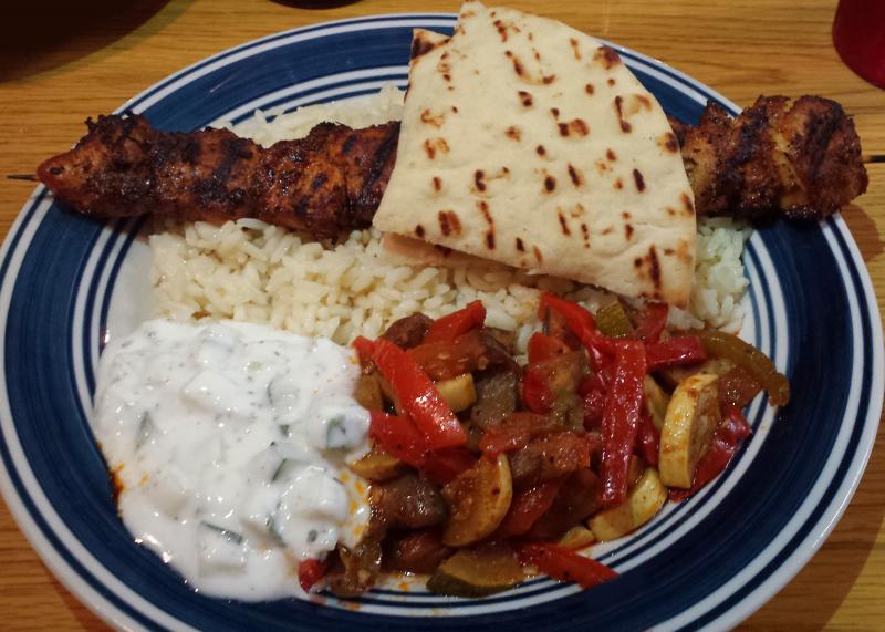 Nothing says holidays like perfectly roasted lamb on a bed of buttery rice. Semra's Mediterranean Grill in downtown Rehoboth is yet another Christmas Day option for next year! BOB YESBEK PHOTOS